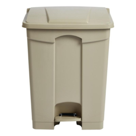 Jantex beige pedaalemmer 65ltr