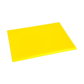 Hygiplas HDPE snijplank geel standaard - 12(h) x 450(b) x 300(d)mm