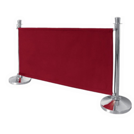 Bolero canvas afzetdoek rood