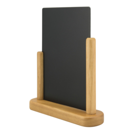 Menustandaard Krijtbord teak 23,3 x 20 cm