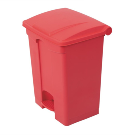 Jantex afvalemmer rood 65ltr