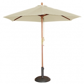Bolero ronde crème parasol 2,5 meter