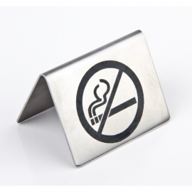 Verboden te roken bordje RVS artikel BHu044