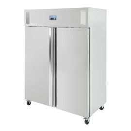 POLAR U-SERIE PROFESSIONELE 2-DEURS VRIEZER RVS 1300L