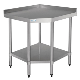 RVS werktafel hoekelement 70cm