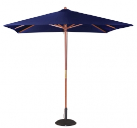 Bolero vierkante donkerblauwe parasol 2,5 meter