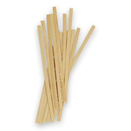 Verive bamboe roerstaafje 140x5x2 mm bruin