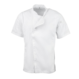 CHEF WORKS SPRINGFIELD UNISEX KOKSBUIS MET RITS WIT