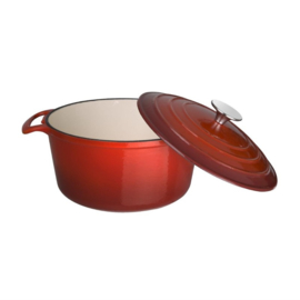 VOGUE RONDE INDUCTIE BRAADPAN ROOD 3,2L