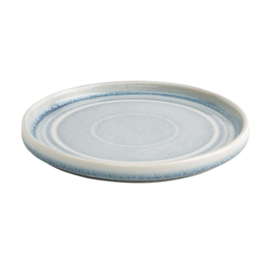 Olympia Cavolo plat rond bord ijsblauw 18cm