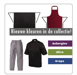 horecakleding, schorten, sloven en kokskleding voor de horeca