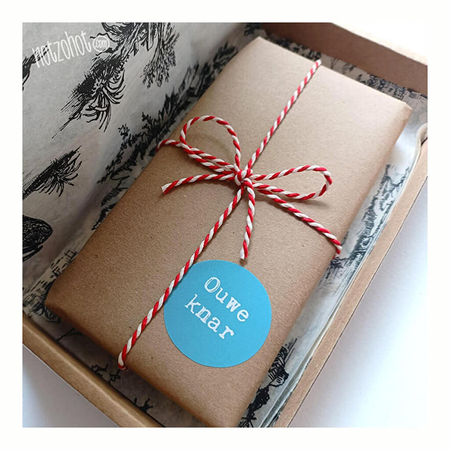 brievenbus cadeau hond grappig senioren hond