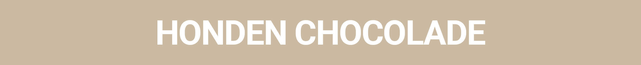 Honden chocolade