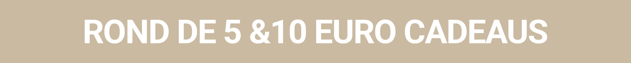 Rond de 5 en 10 euro cadeaus