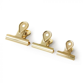 Office clip goud, 4 cm