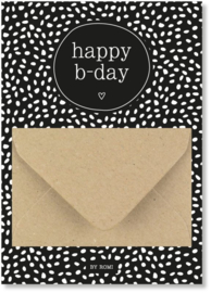 Geldkaart: happy b-day