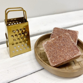 Mini rasp 'goud' (voor het raspen van amberblokjes)