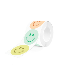 6 kadostickers smiley Ø 55 mm