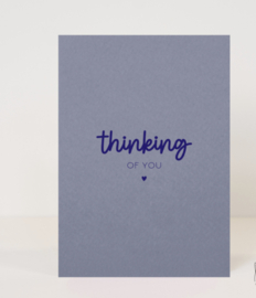Kaart 'Thinking of you'