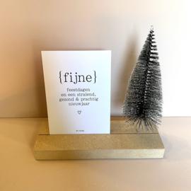 Brievenbusdoosje: Memory shelf kerstboom