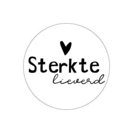 5 x kadosticker: sterkte lieverd