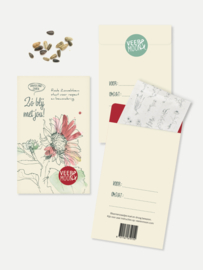 Zakje bloemzaadjes 'Zo blij met jou'