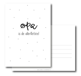 Postcard: opa is de allerliefste