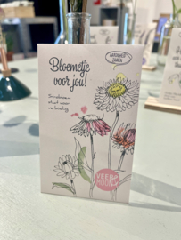 Zakje bloemenzaadjes: Bloemetje voor jou!