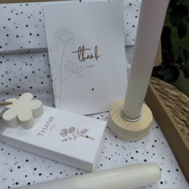Doosje vol leuks 'thank you'