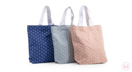 Triangle tas, denim blauw