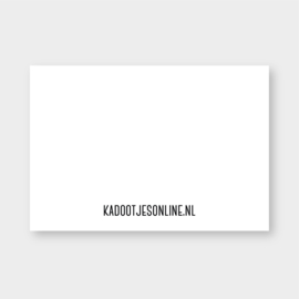Mini kaartje: Dikke knuffel voor jou (zacht roze/brique) (K)