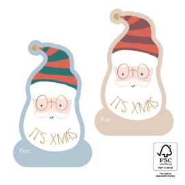 4 kadostickers crazy santa, for...