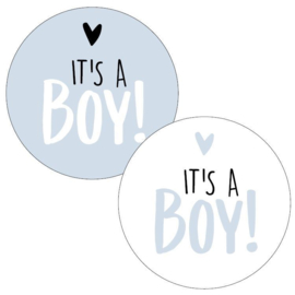 6 x kadosticker: it's a boy