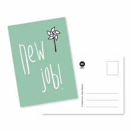 Postcard, new job!