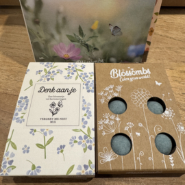 Doosje met 4 zaadbommetjes 'Denk aan je!'