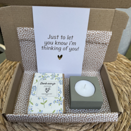 Doosje vol leuks 'Denk aan je'