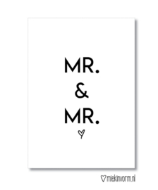 Postcard: MR. & MR.