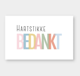 sleutelhanger: hart (inclusief minikaartje en sticker)