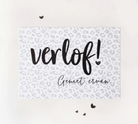 Postcard: VERLOF! geniet ervan