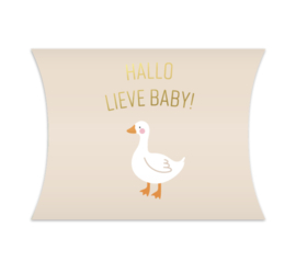 Gondeldoosje 'Hallo lieve baby'