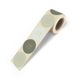 6 kadostickers Ø 55 mm: for you