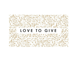 5 x kadosticker: love to give