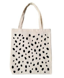 Canvas tas, dots