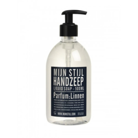 Handzeep parfum linnen, blauw etiket