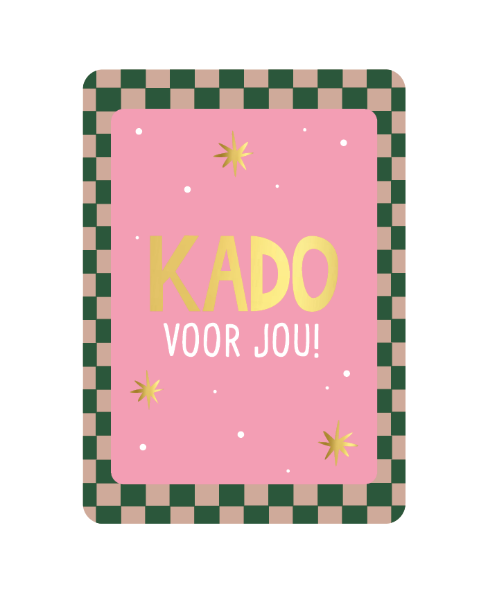 Postcard 'KADO voor jou!'