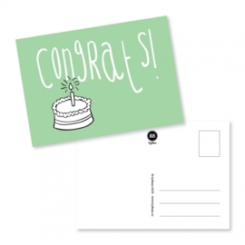 Postcard: Congrats