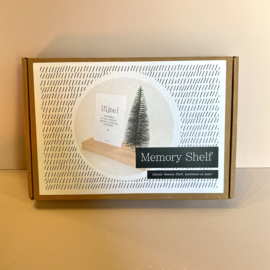 Brievenbusdoosje: Memory shelf kerstboom