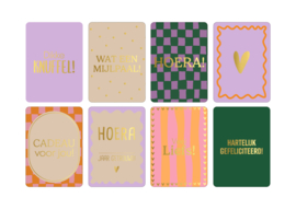 Voordeelset met 24 minikaartjes (A7)