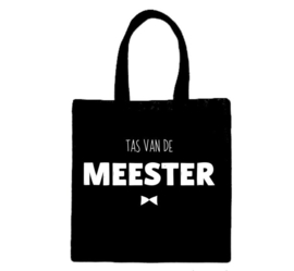 Shopper 'Tas van de Meester', minikaartje: en sticker