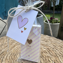Little giftbox 'hartje voor de juf'